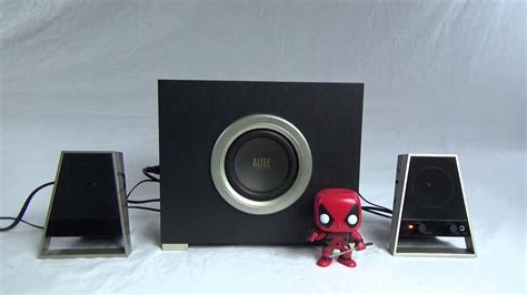 how to hook up altec lansing speakers to computer